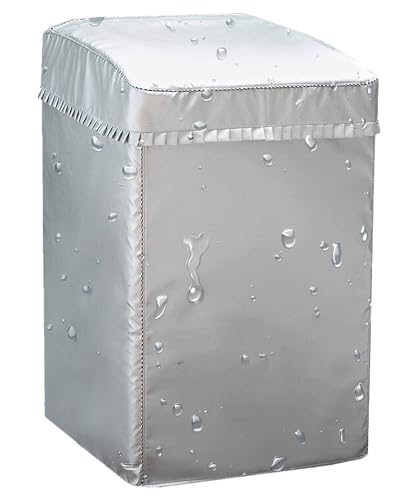 NaturesHome 洗濯機カバー 【デザイン改良】 屋外 防水 防塵 防湿 日焼け止め 光耐久 過熱保護 3面包み オックスフォード 防水生地 ファスナー開閉式 (S（52<em>54</em>88㎝ 4.5～6KG対応）)…